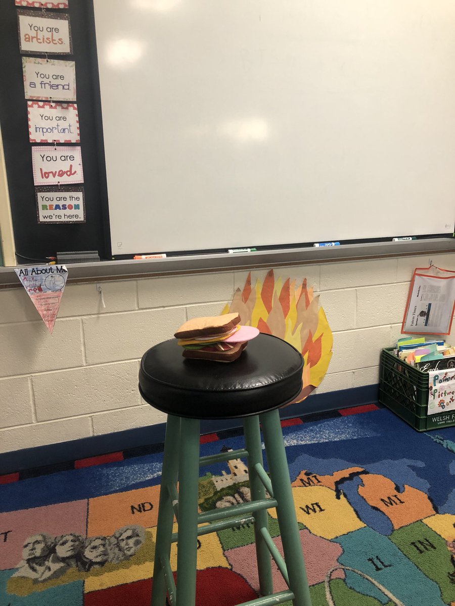 Yesterday <a href="/hvisdas/">FaithHvisdas</a> came to read the book “Mr. s” and we LOVED it! Today, Mr. S actually came to visit!!