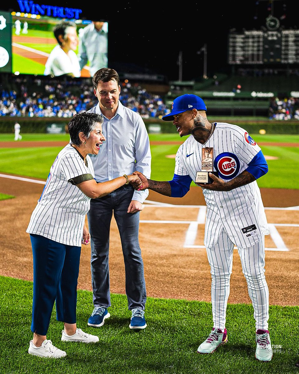 Roc Nation Sports (@rocnationsports) on Twitter photo Proudly recognizing their 2023 Roberto Clemente Award Nominee‼️💎 <a href="/STR0/">Marcus Stroman</a> <a href="/Cubs/">Chicago Cubs</a>
Vote for Stro: mlb.com/Clemente21 Proudly recognizing their 2023 Roberto Clemente Award Nominee‼️💎 <a href="/STR0/">Marcus Stroman</a> <a href="/Cubs/">Chicago Cubs</a>
Vote for Stro: mlb.com/Clemente21