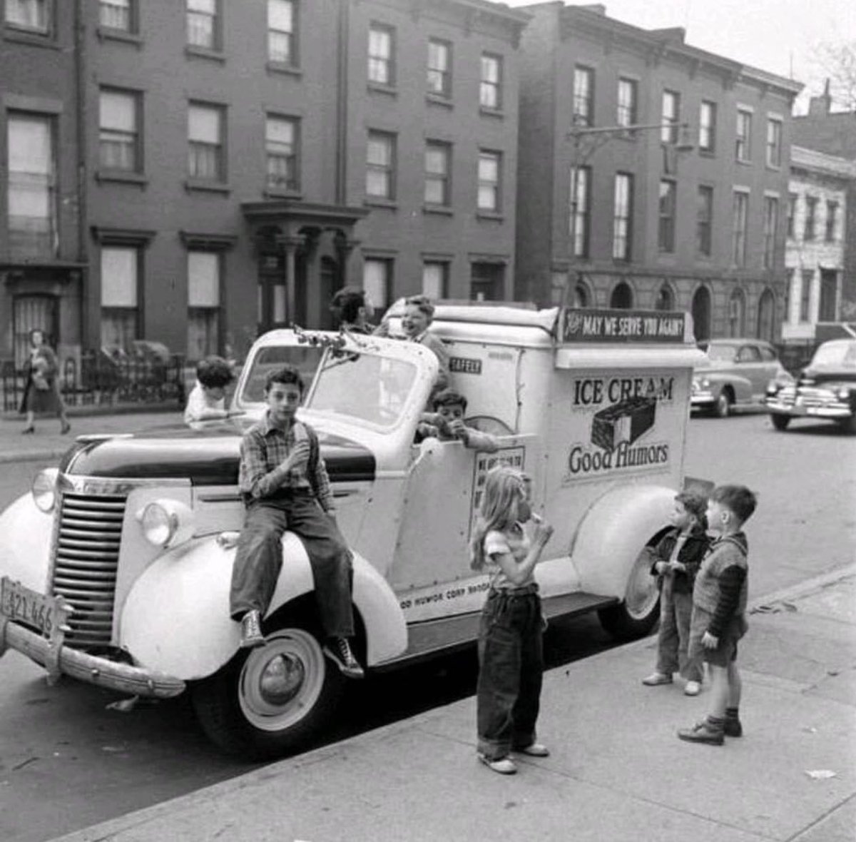 Ice cream truck - Brooklyn, NY 1949.