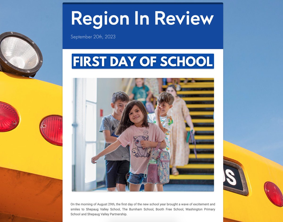 Take a look at our newest issue of the Region In Review! Click the link below to read the full newsletter:

smore.com/5jdmb
