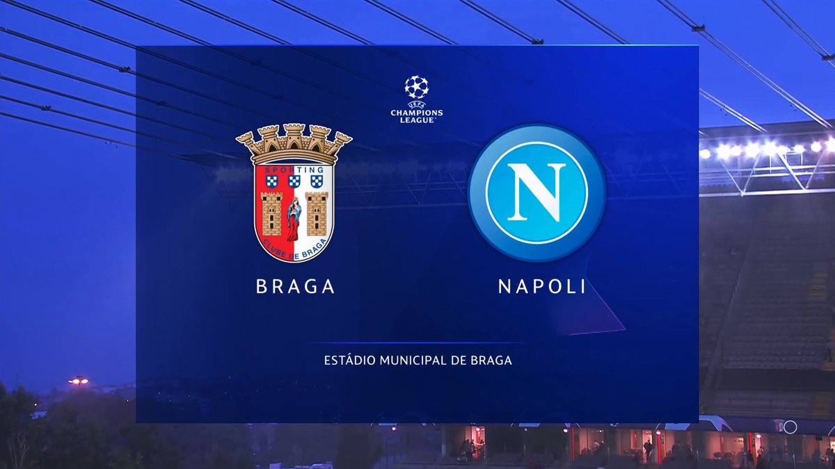Sporting Braga vs Napoli Full Match 20 Sep 2023