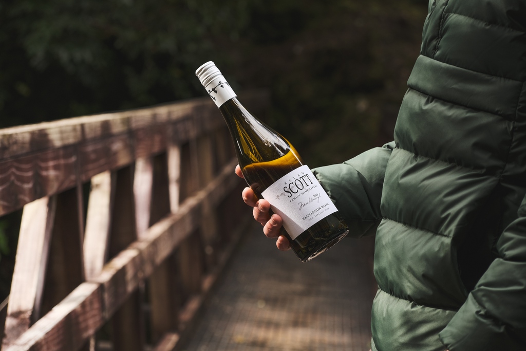 Allan Scott 2023 Sauvignon Blanc  is a treat even on a chilly day. This fruit-driven new world style wine will excite your senses without the racy overload.