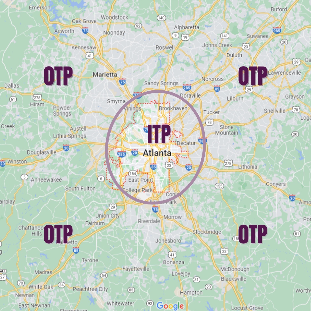 Atlanta, We Need to Talk! So many folks think they're moving to ATL without realizing just how massive it is. But me? I'm all about those northern suburbs, the OTP life! #RoswellGA #MiltonGA #JohnsCreek #NorthFulton #SouthForsyth #ForsythCounty #realtorlife #homesforsale