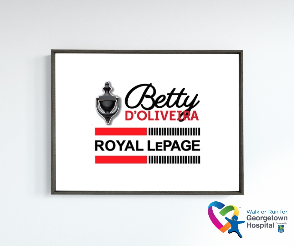 Thank you to Betty D'Oliveira of Royal LePage for continuing to support local healthcare! 💛

Not only is Betty a generous sponsor of the Walk or Run, she's also the Chair of our planning committee.

Thank you for everything you do, Betty! 🤗

#WalkRunGH #SponsorSpotlight