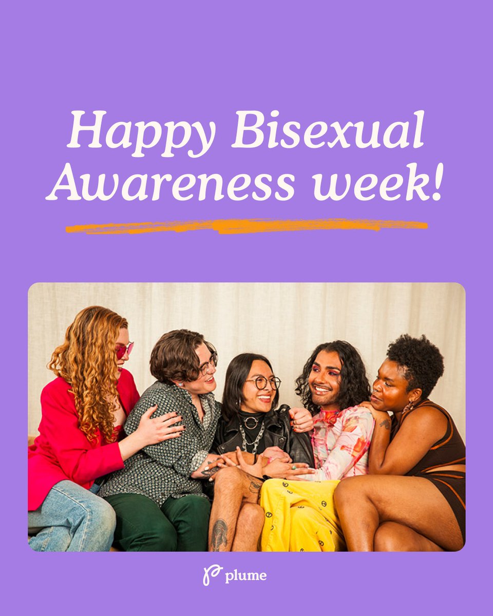 Happy Bi awareness week! To all our Members and friends in the community, we’re here for you. 💟 #bisexualawarness