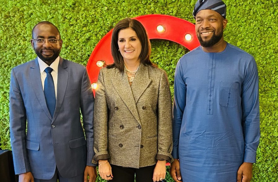 Nigeria’s impressive startup ecosystem continues to grow. It was great to meet with Minister @bosuntijani & @NITDANigeria Director General @KashifuInuwa to discuss how @Cisco can support entrepreneurship, drive digital skills & build broadband infrastructure. #UNGA @FMoCDENigeria