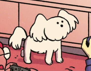 so i’ve been reading a book called “video game of the year” that was fun and breezy and a good intro to Gaming History but in addition to all that i Need you to look at this dog that recurs throughout the illustrations