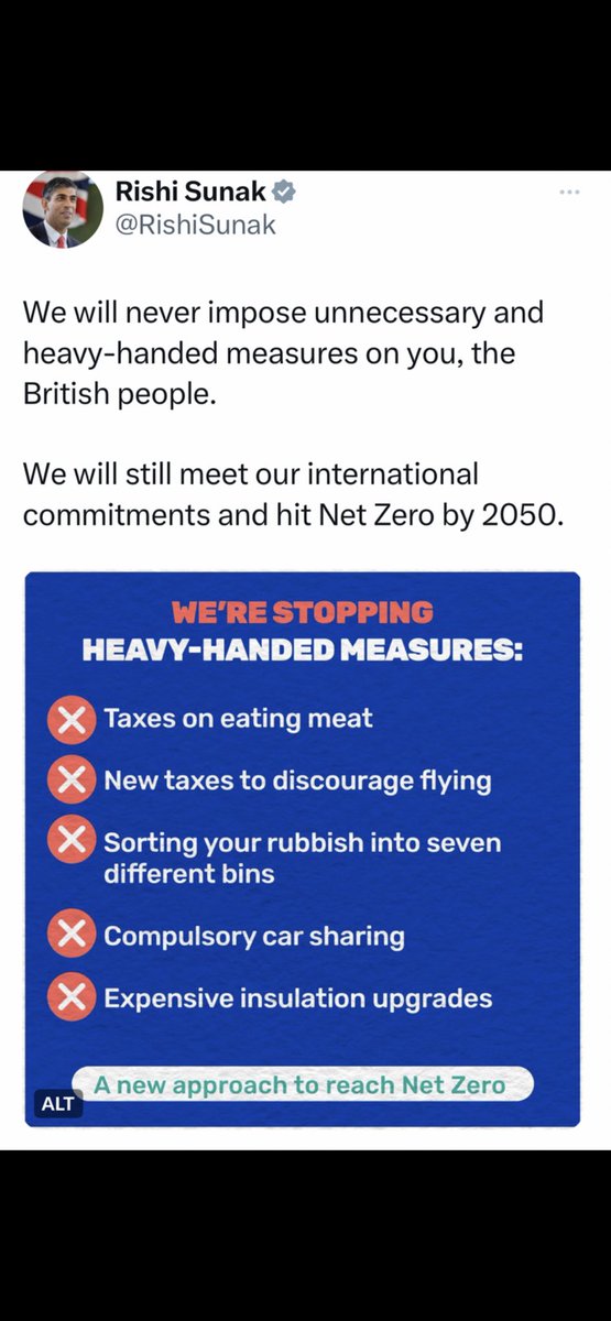 This is cynical beyond belief. The PM is pretending to halt frightening proposals that simply do not exist. He is doing it to turn the environment into a US-style political wedge issue - something the UK has avoided all my political life. Sunak is chucking the environment into