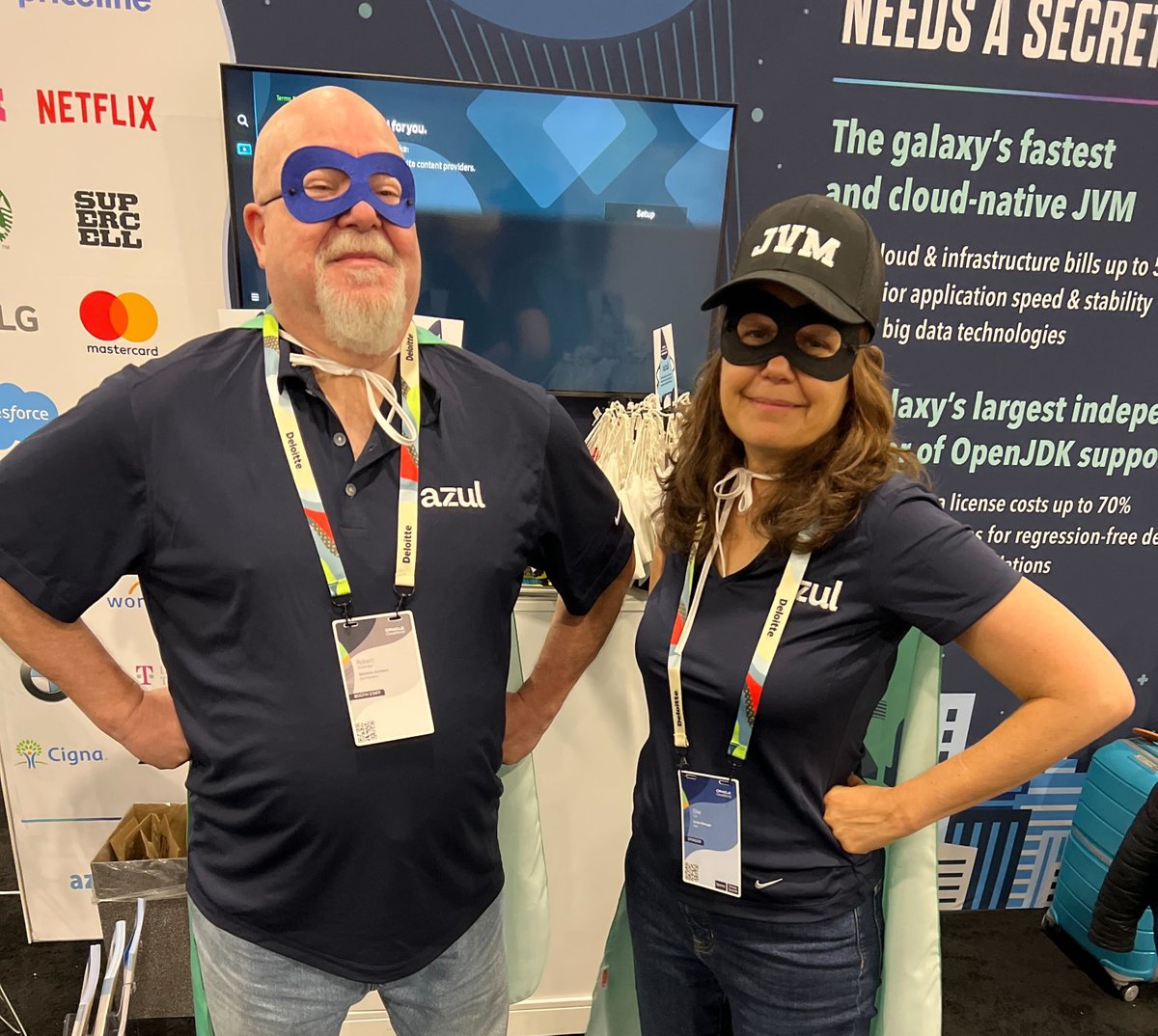 AzulSystems's tweet image. We wrote the book OpenJDK Migration for Dummies. Now meet the #Java superheroes behind it at #CloudWorld. Visit Booth  #107! 
#BeAJavaSuperhero #java #appdev #cloud #JVM #OpenJDK #Developers #developercommunity