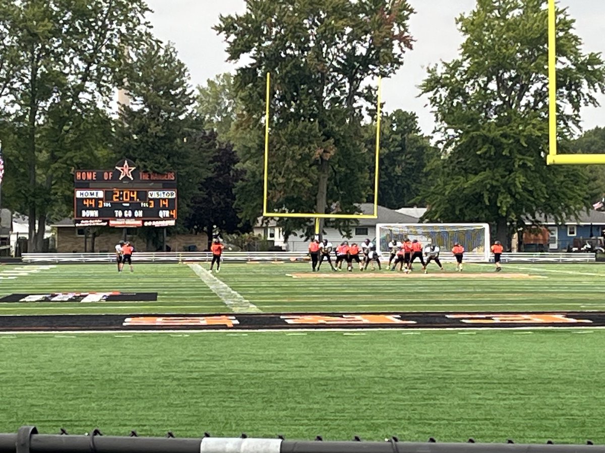 Congrats to our future Rangers. Willowick 7th grade with a big win today!