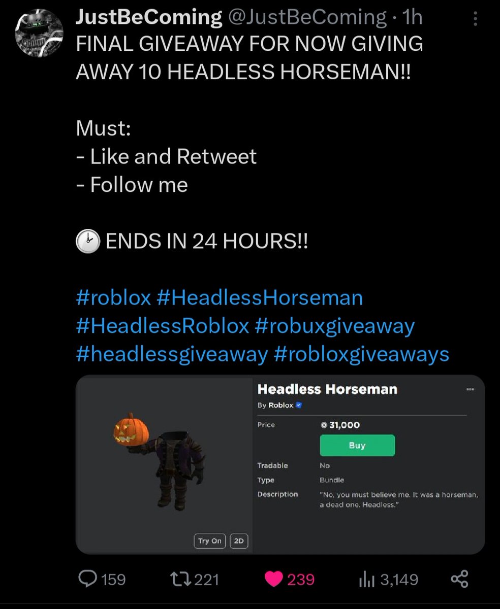 yt5349's tweet photo. @JustBeComing I really want to win this as I have been trying to get it for 3 years but its aight if I dont win. Goodluck to everyone https://t.co/Qafv0gWpd7