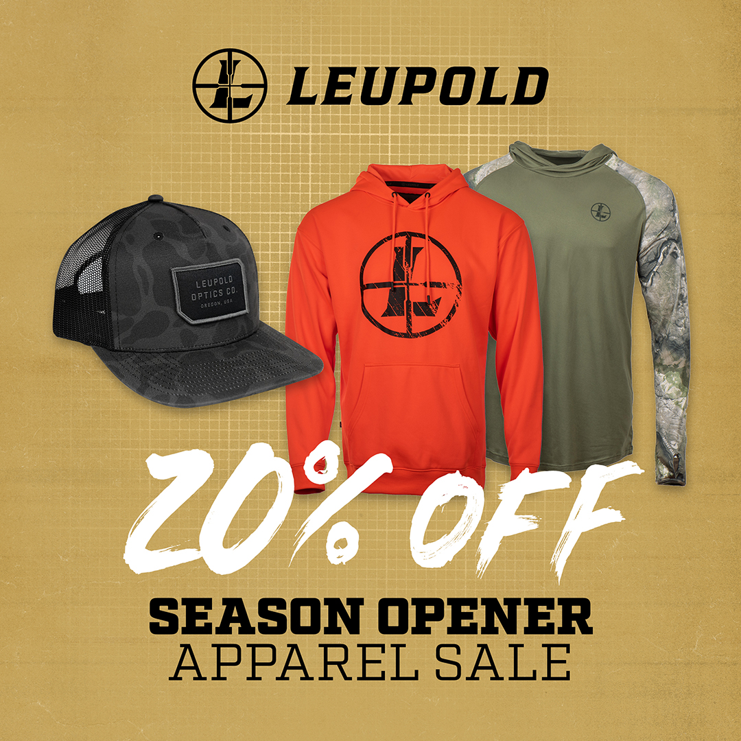 When the leaves change, so should your gear. Score 20% off select Leupold blaze orange and camo apparel for a limited time. leupold.com/shop/apparel/c…