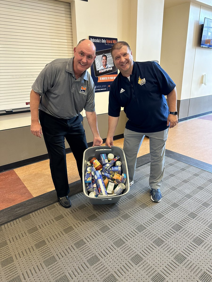 Midland Volleyball (@midland_vball) on Twitter photo This is what makes the @gpacsports special, big thank you to <a href="/csmflamesvb/">CSM Flames Volleyball</a> for donating to our Warrior Open Cupboard at tonight’s match! 😇😁 This is what makes the @gpacsports special, big thank you to <a href="/csmflamesvb/">CSM Flames Volleyball</a> for donating to our Warrior Open Cupboard at tonight’s match! 😇😁