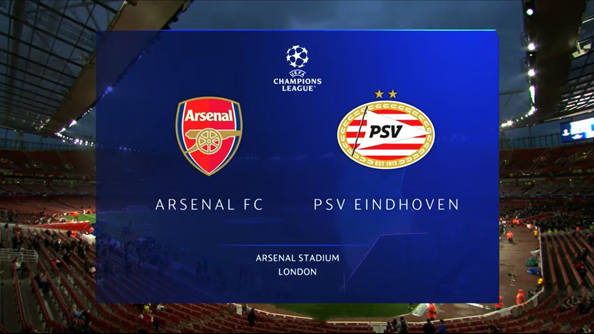 Arsenal vs PSV Full Match Replay