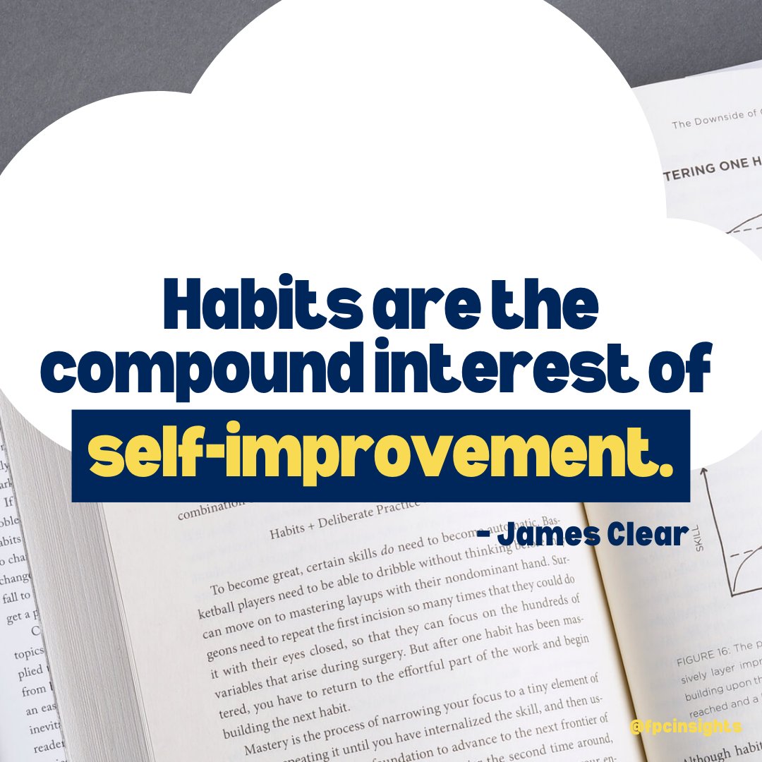 Choose habits in both your personal and professional lives that nurture your growth, positivity, and well-being. 🌱 

#atomichabits #habitstacking #habitsforsuccess #jamesclear #habitsforhappiness #qotd #quotestoliveby #selfimprovement #selfimprovementjourney #selfhelpbooks