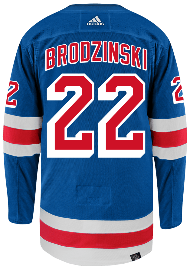 Jonny Brodzinski Shirt  New York Rangers Jonny Brodzinski T