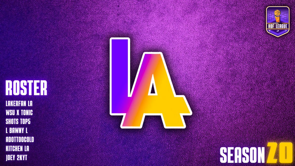 🏆 <a href="/LakerFanYT/">LakerFan</a> and <a href="/LongAwaited2k/">LA 👑</a> have locked in for Season 20!

➡️ Register now: hof-league.com/register-szn/

<a href="/DangerrFT/">Over-Night Danger 💫</a> <a href="/Big_Brudda_PURP/">Coach Purp</a> <a href="/iNetworkSports/">iNetwork</a> <a href="/rawee_23/">rawe 🇹🇷</a> <a href="/DirtyGraphics/">DirtyGraphics</a>
