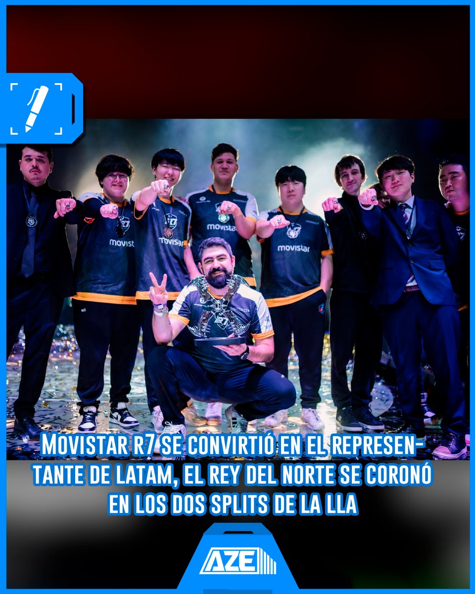 TVAztecaEsports's tweet photo. El equipo del 'Arcoíris' se convirtió en el campeón de la #LLAxAzteca en el Apertura ante Six Karma 3-2 y en el Clausura ante Estral Esports 3-0.

- Empató la marca de Isu, con tres títulos en la LLA.
- Se coronó bicampeón del torneo. https://t.co/ew661nfHfs