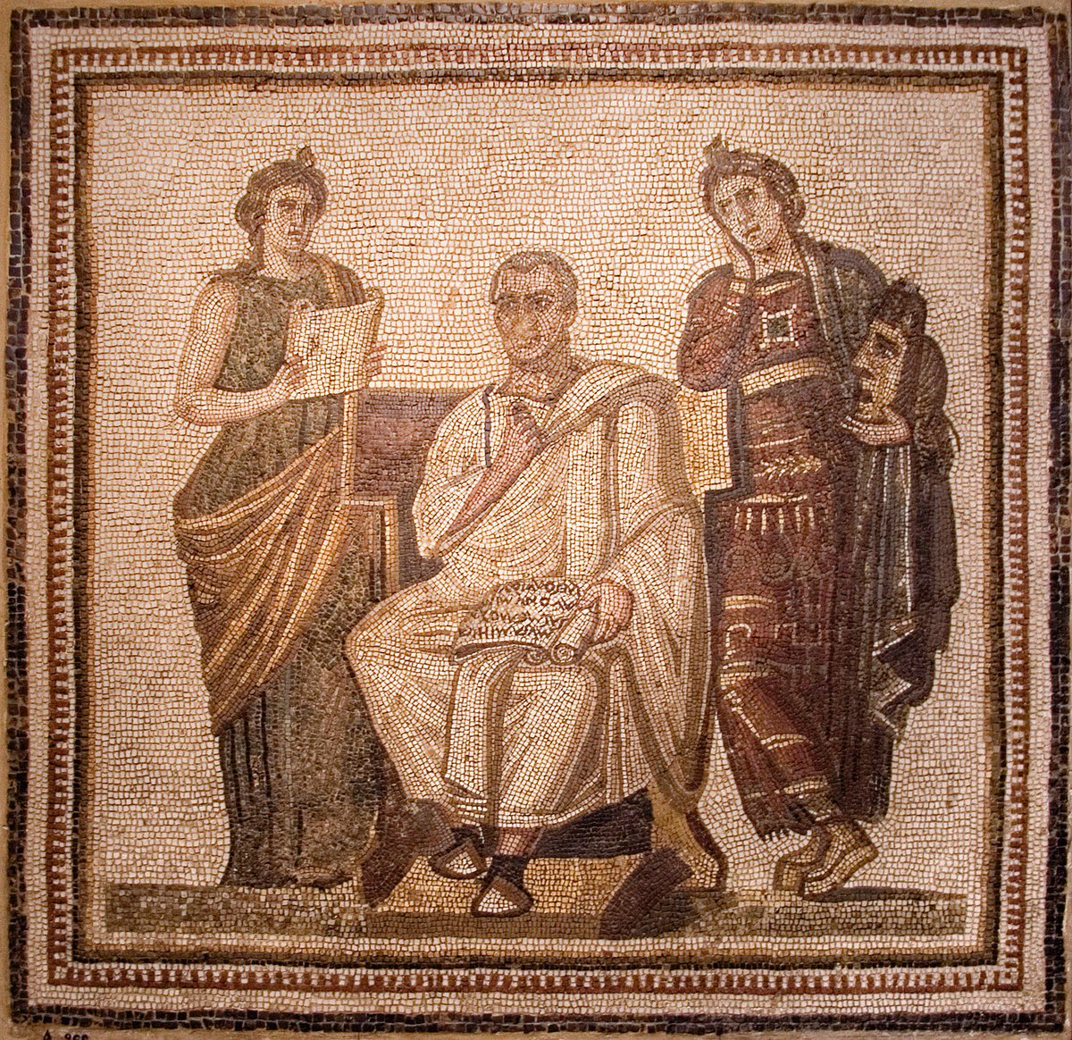 Vergilius, ille optimus Romae poeta, inter Musas in perpetuum sedet. Virgil died on this day - September 21 - 19 BC(E). terra ei levis sit.