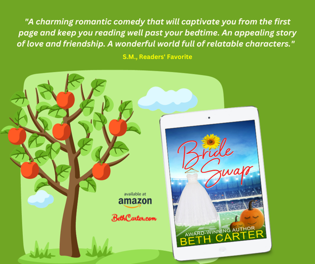 bethcarter007's tweet photo. I REALLY appreciate everyone sharing news of my new release, BRIDE SWAP. I wish I had time to thank you individually right now, but I see your posts! I'm madly working on questions for my launch party and am humbled by several five-star reviews. Readers keep me going! Thank you for your support, #WritingCommunity and #readersoftwitter. #romcom #free w/KU #NewRelease #BrideSwap
https://t.co/PwNRFVYiKL