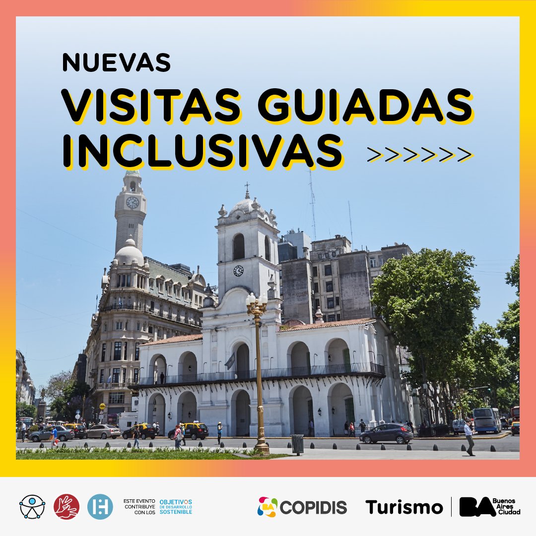 turismobaok's tweet photo. Este sábado 23 de septiembre 🗓️, llega una nueva Visita Guiada Inclusiva por el Casco Histórico! 💫
⚠️ Actividad gratuita, con inscripción previa 🎟️ y se puede asistircon perro de asistencia 🐕.

📲 Para más info e incripcion, dale click: https://t.co/wqOejkj1ZH https://t.co/lpQJGHVsFq