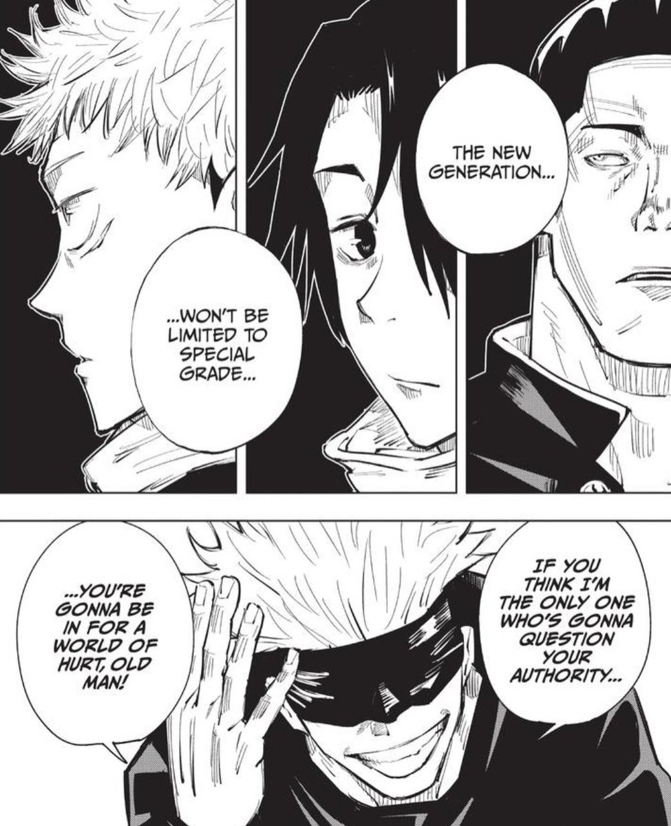 andthatsaprayer's tweet image. Gojo is not end game. 

And don’t you forget it.