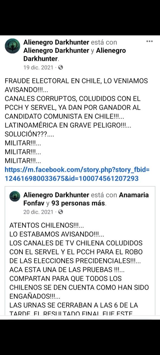 ALIENEGRO's tweet photo. Acá tengo otras más...
CUANDO LES DIJIMOS EN LO QUE SE CONVERTIRIA CHILE...
Parte 1 https://t.co/ouAuCoVk8G