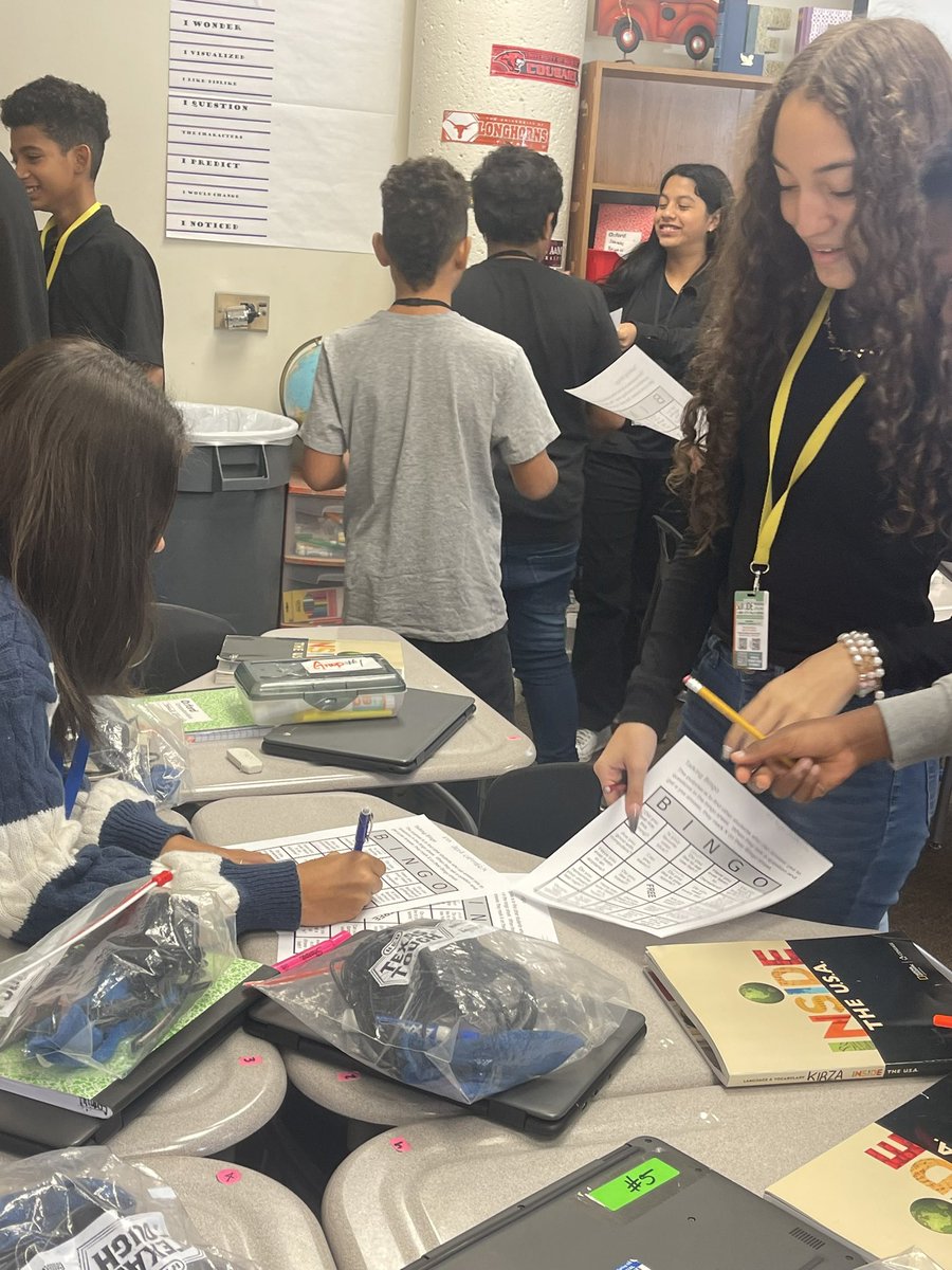 Melissa Solano (@mdsolano_1) on Twitter photo Mrs. Lee’s a true #warrior for her EB newcomers as she greets them at the threshold to review English letters & sounds. Ms. Naftaly did a great job working with a small group,too! They even played BINGO by asking/answering questions! 🗣️<a href="/TwinCreeksMS1/">Twin Creeks Middle School</a> @bonilla_m3 <a href="/SISD_MultiPrgms/">SISD Multilingual</a> Mrs. Lee’s a true #warrior for her EB newcomers as she greets them at the threshold to review English letters & sounds. Ms. Naftaly did a great job working with a small group,too! They even played BINGO by asking/answering questions! 🗣️<a href="/TwinCreeksMS1/">Twin Creeks Middle School</a> @bonilla_m3 <a href="/SISD_MultiPrgms/">SISD Multilingual</a>