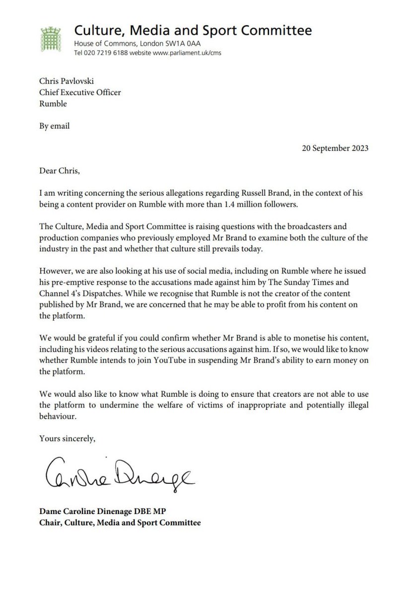 I don't know if Russell Brand is innocent or guilty but I do know this is very, very wrong.