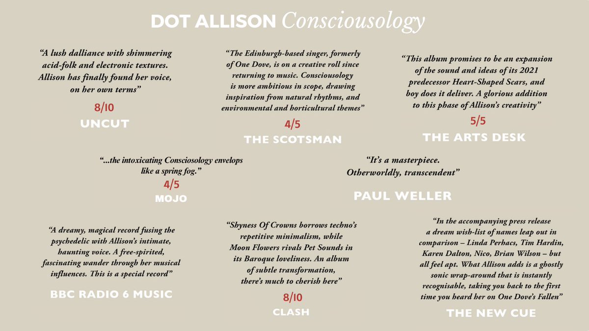 Some post-release press & quotes about my 7th studio LP ‘Consciousology’ 🌳👁️ out now on @soniccathedral 🤍 massive thank you to everyone who has bought a copy or supported this record x
