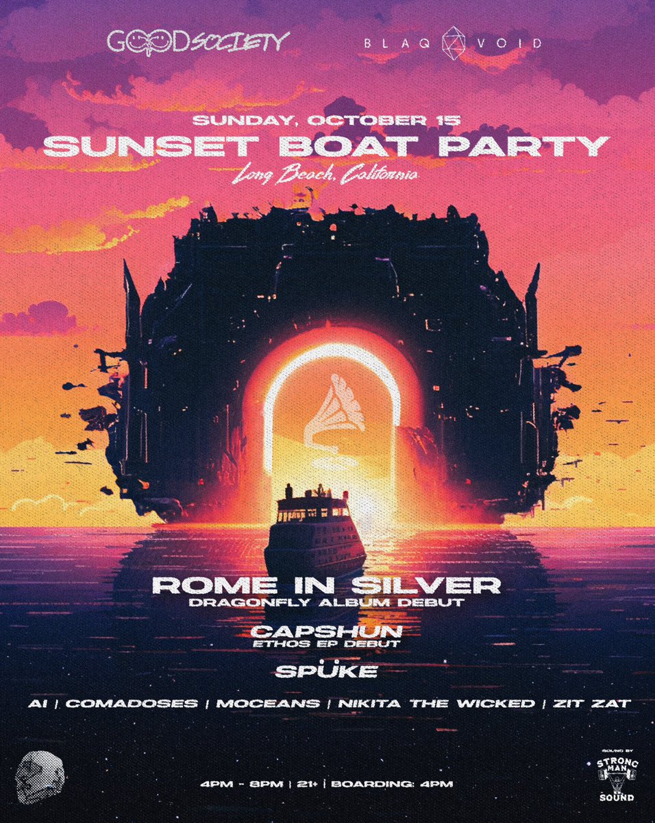 On Sunday 10/15 we're back with our final boat of the year in LA ⛴️🌤️ We're taking over a Catalina Island ferry with @romeinsilver, @capshun, @spukemusic, & a stacked line up of DJs across two stages. *we're also bringing in lasers 😵‍💫 This will be legendary, don’t miss out.