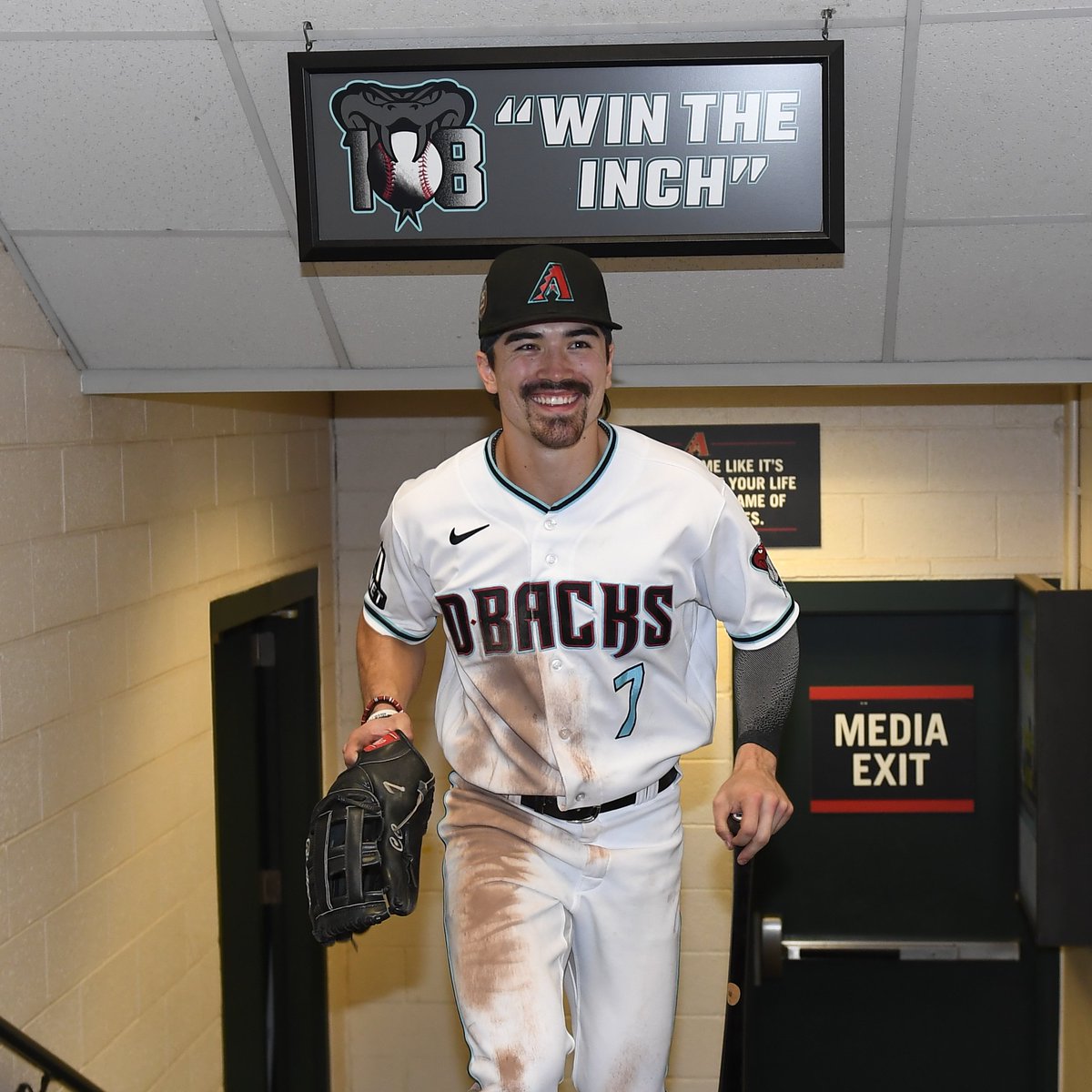 Dbacks's tweet photo. Stay cheesin'. 😁 https://t.co/WeBVLc7aMK
