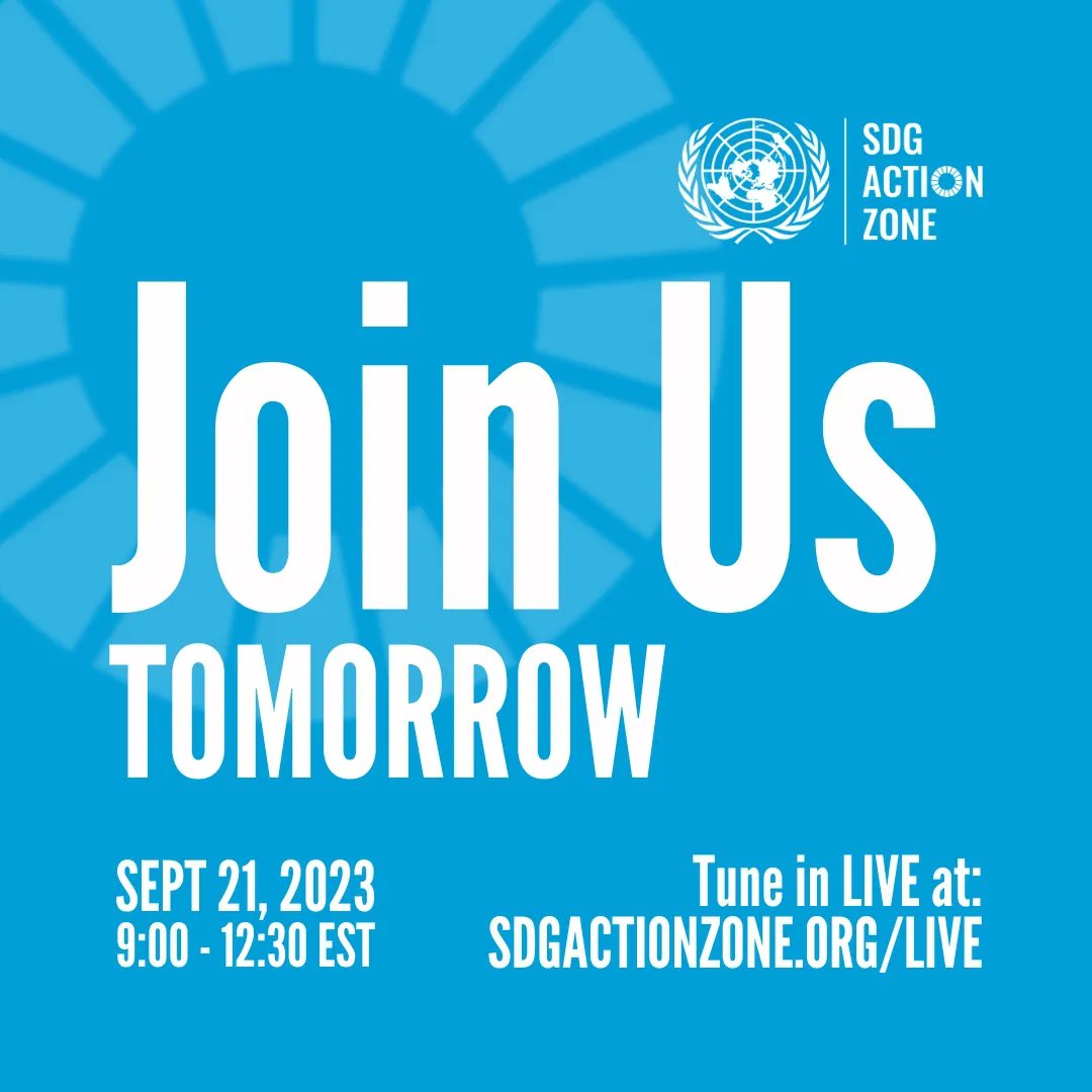 ColaborativoNET's tweet image. Únete a la conversación de los #GlobalGoals y sigue la transmisión en vivo de @sdgactionzone desde la #UNGA78 #RaiseAccountability⁠ 
⁠
📆 Sept 21⁠
⏱️9:00 AM
🔗buff.ly/3sSZXNx⁠
⁠⁠
#ForPeopleForPlanet #SDGs #UN #UnitedNations
