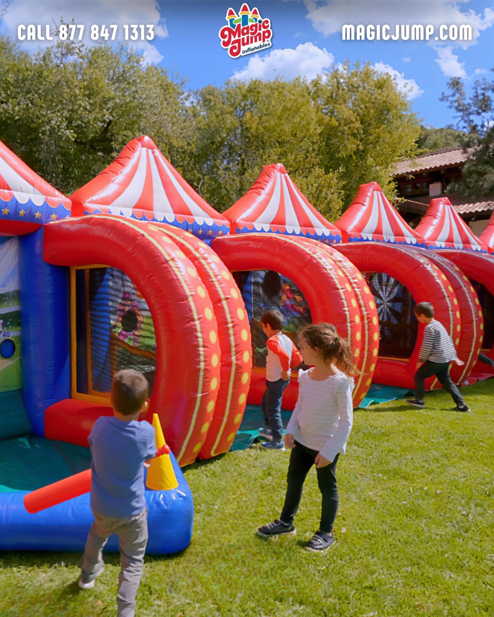 MagicJump's tweet image. We're your trusted source for the best inflatables in town! From Carnival Games, to Bounce Houses, Obstacle Courses and MORE!