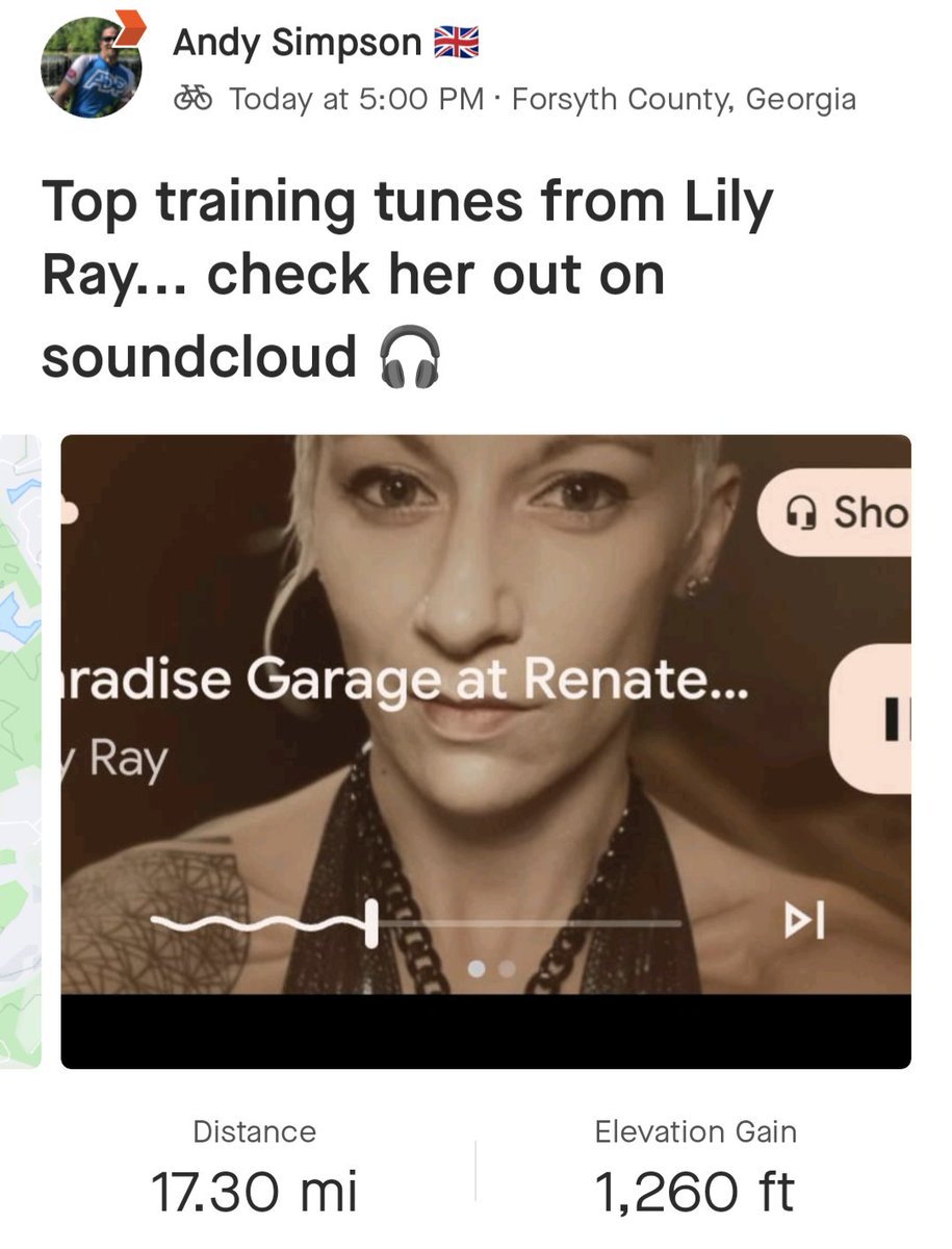 ndyjsimpson's tweet photo. 🪩 Training ride with Lily Ray, best tunes ever!
https://t.co/SQiEU0p0Mg
#trainingride #SoundCloud https://t.co/8dwbFOZgzy