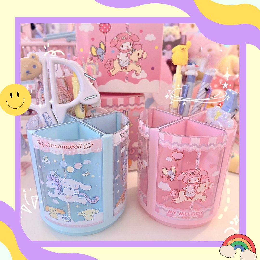 gemuystuff's tweet image. ✨Sanrio Rotatable Pen Holder✨

Link di bio No. 89 ⬇️
shope.ee/AURb9gnxtD

🌸🎀🔮🍒🌷🦋🌈✨

INDOMY FOR YOONGI
Hyunjin
ARMY FOREVER BANGTAN FOREVER
#penholder
#sanrio
#mymelody
#cinnamoroll
#shopeeaffiliate 
#racunshopee 
#racunbelanja
#gemuystuff