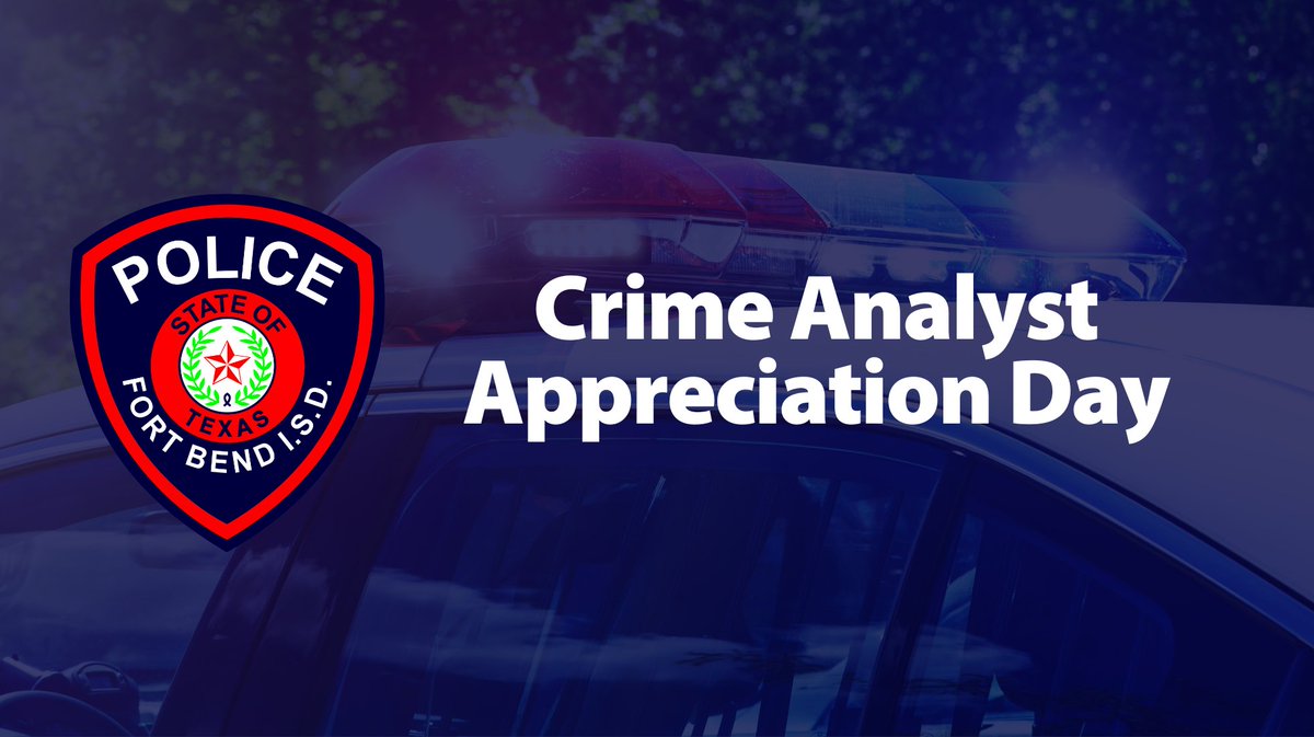 We are fortunate to have a skilled and dedicated Crime Analyst in the district. Kristal Jackson is an invaluable resource who supports our officers by providing intelligence to support an investigation. Thank you for all you do!