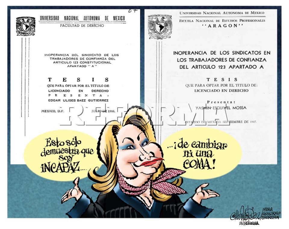 007Lola_Mento's tweet photo. En la tesis de Xóchitl Gálvez están cuestionando errores en las citas de 14 PÁRRAFOS, eso NO SE CONSIDERA PLAGIO

Pero saben quién SÍ plagió TODA una tesis? Exacto, la ministra pirata Yasmín Esquivel.

El miedo no anda en chairo, digo en burro https://t.co/DpH7ghgjDp