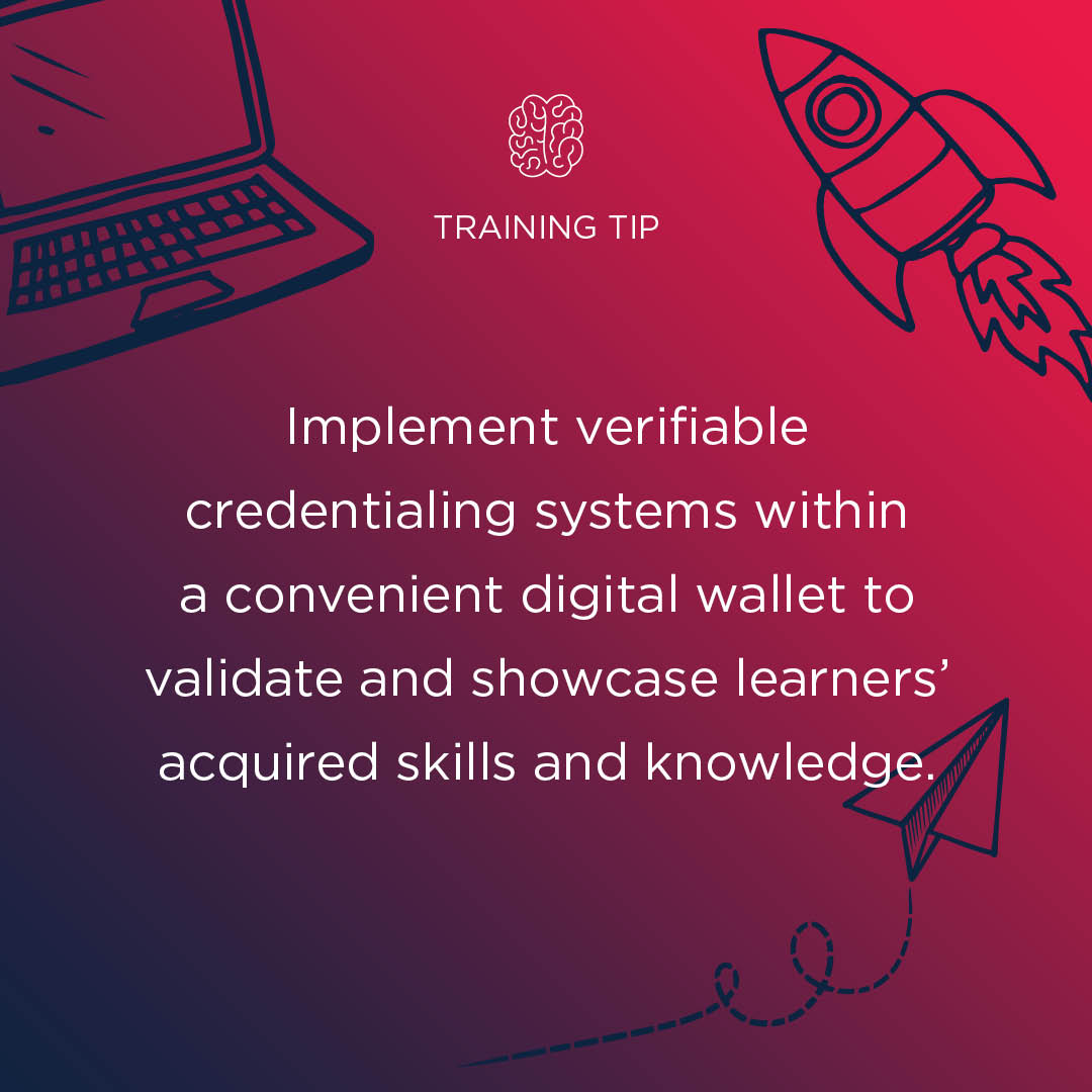 onlinetraining's tweet photo. Your training program carries more credibility when you have a strong credentialling system โ and digital verifiable credentials are the gold standard. Want to learn more about VCs? Give this a read: https://t.co/JptixoutiU.
#verifiablecredentials #credentialling #credentials https://t.co/lRDVM2caWG