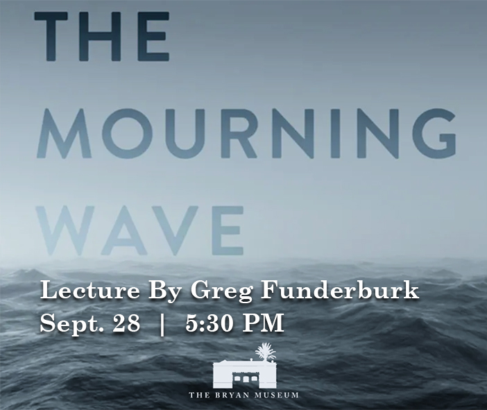 Join us next Thursday as author Greg Funderburk presents The Mourning Wave lecture, recounting the moment the most deadly storm in American history made landfall on the beaches of Galveston Island.
Reserve your tickets today at thebryanmuseum.org/lecture-the-mo…