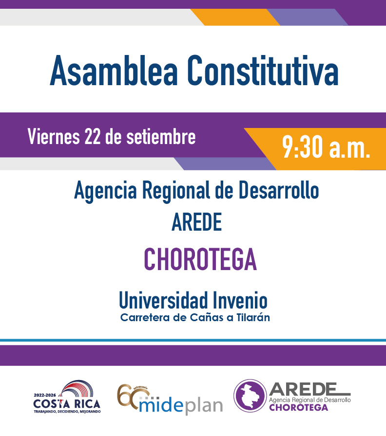 MIDEPLAN_CR's tweet image. La Ley de Desarrollo Regional creó las Agencias Regionales de Desarrollo y este viernes 22/09 se constituirá la primera en la Región Chorotega.  

#AREDE #Mideplan #60aniversario #Estamoscumpliendo #DesarrolloRegional