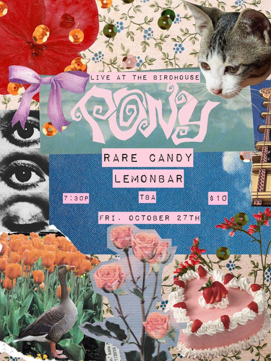 AYO OUR FIRST SHOW!

We are playing the Birdhouse in Lakewood on Friday 10.27 

Show up if you wanna hear the EP live, or if you just wanna see PONY and Rare Candy (that's cool too).