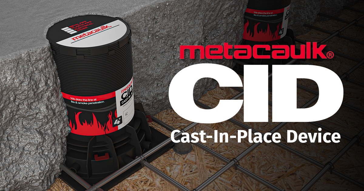 BalcoUSA's tweet image. Metacaulk® Cast-In-Place Devices (CIDs) are in stock!  Metacaulk® CIDs are labor-saving firestop devices designed for through penetrations of pre-cast applications.  For more information: balcousa.com/product/metaca…
#Firestopping #CastInPlace #Metacaulk #CID