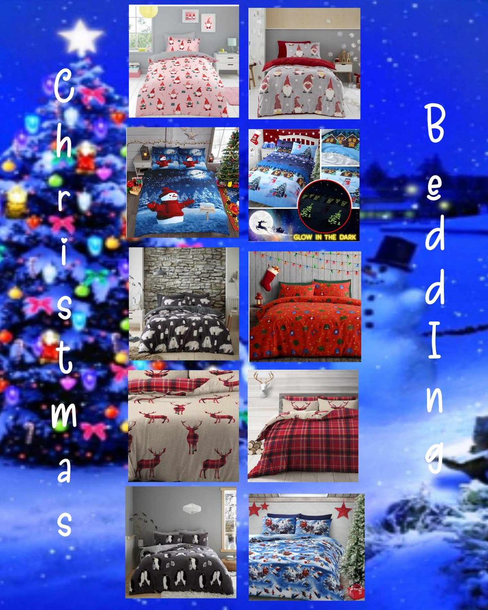 Christmas Bedding Sets🛌🌲

Here is our Christmas bedding sets🛌🌲

All look amazing 🛌🌲

I would love one of those 🛌🌲

Link below👎👎👎👎

rubyliciousbeauty.myshopify.com/search?options…

#christmasbedding #lookamazing #rubyliciousbeauty