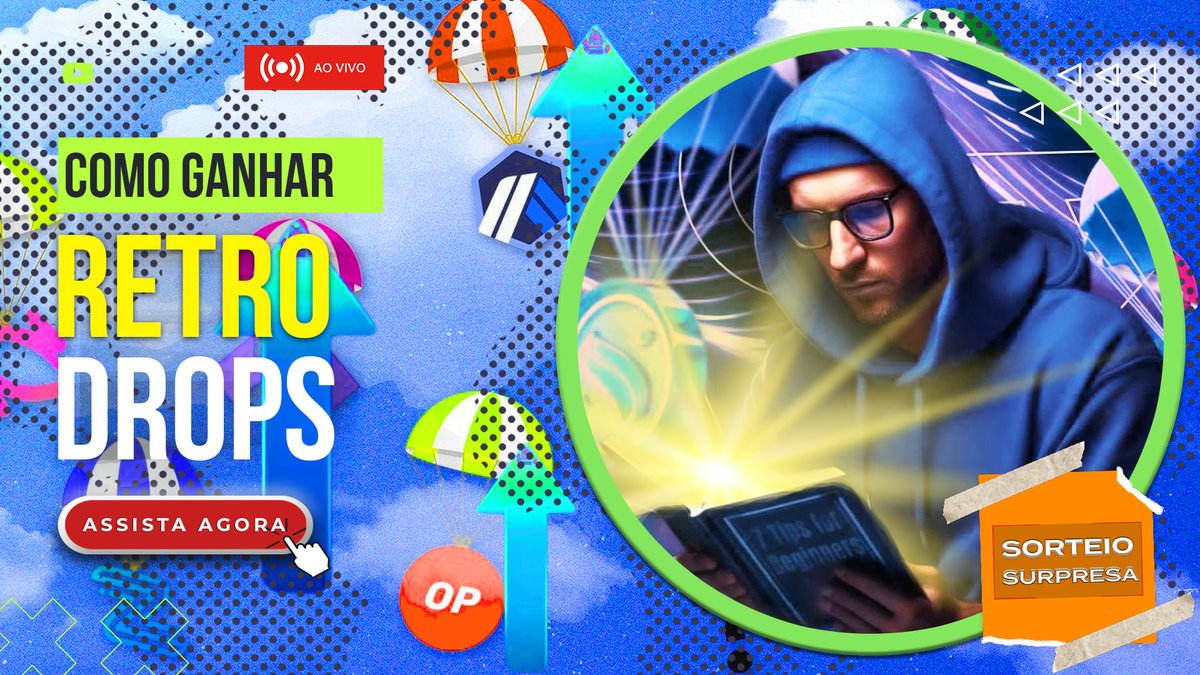 SardinhaEsperta's tweet image. VEM PRA LIVE!  
Temas:  
-Retrodrops em ALTA 
-Novidades do mundo cripto 
-Sorteio SURPRESA

#vempralive @robotsfarm #airdrops