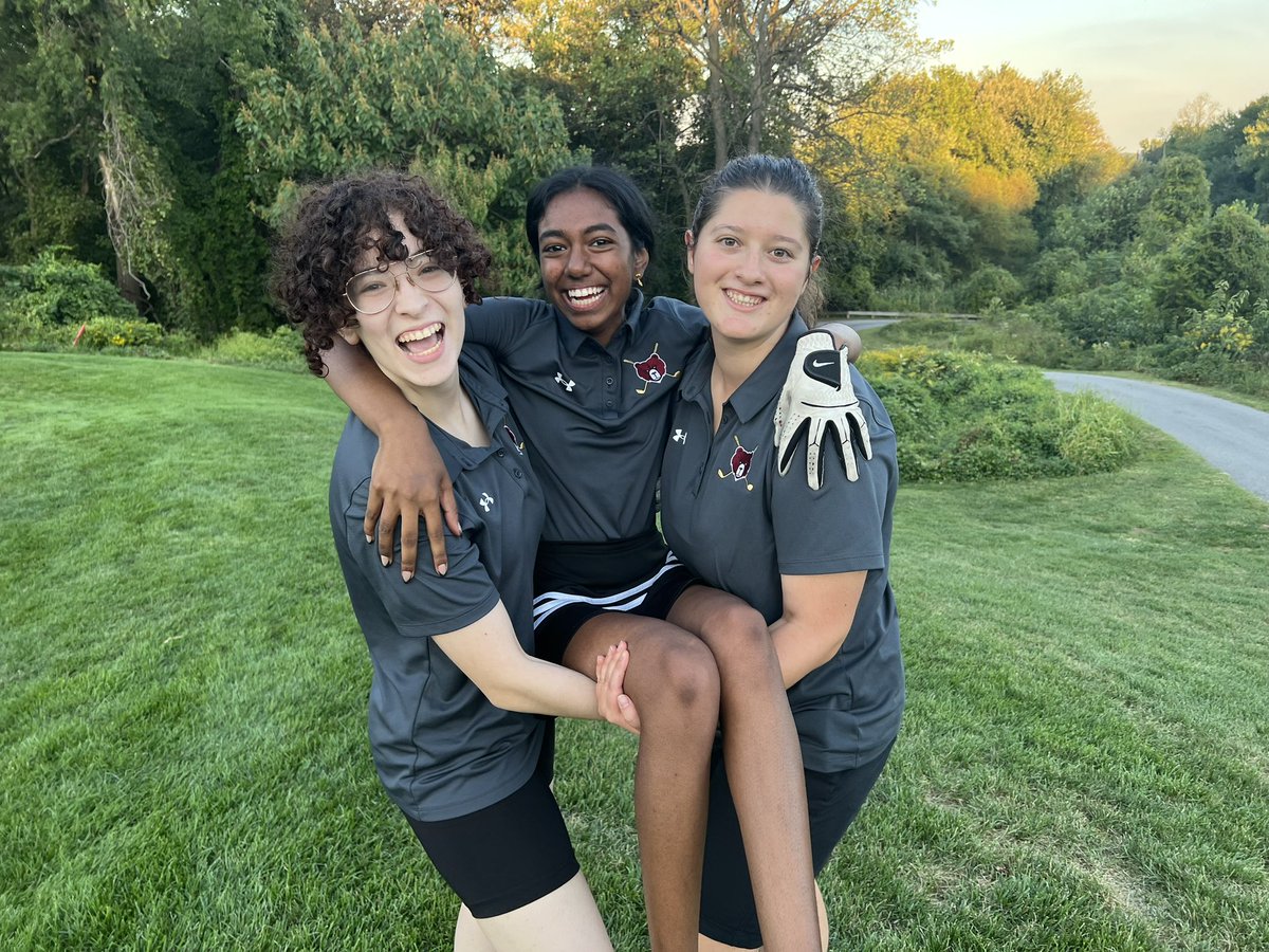 Congrats to girls golf on their victory today over Guilford Park. Awesome job ladies