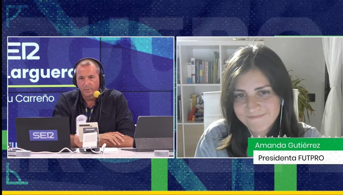 🎙️ Amanda Gutiérrez, presidenta de Futpro en
<a href="/ellarguero/">El Larguero</a> sobre si cómo han reaccionado las jugadoras ante los que las llaman caprichosas:

🗣️"Obviamente es parte de una sociedad que tengo la esperanza de que esto cada vez sea menor. Ha habido un trabajo muy importante de los