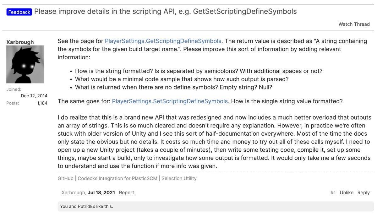 Adding to the frustration- quality has been dropping for years, while they simultaneously increase a prices.

forum.unity.com/threads/please…