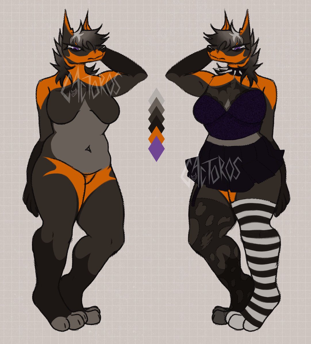 CactusTabz's tweet photo. I’m very ready for autumn so celebrating that with a little Halloween gogy shes $20 through PayPal reply or dm to claim!

#illustration #digitalart #characterdesign #cute #furry #furryart #anthro #furryfandom #fursona #adopt #adopts #adoptable #furryadopt https://t.co/a9CBX7JOJe