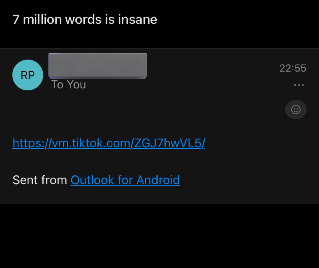 bendandstab's tweet photo. Can someone please explain why one of my students just emailed me a link to a tiktok about a TERMINATOR FANFIC??? https://t.co/Zx4v3SW371